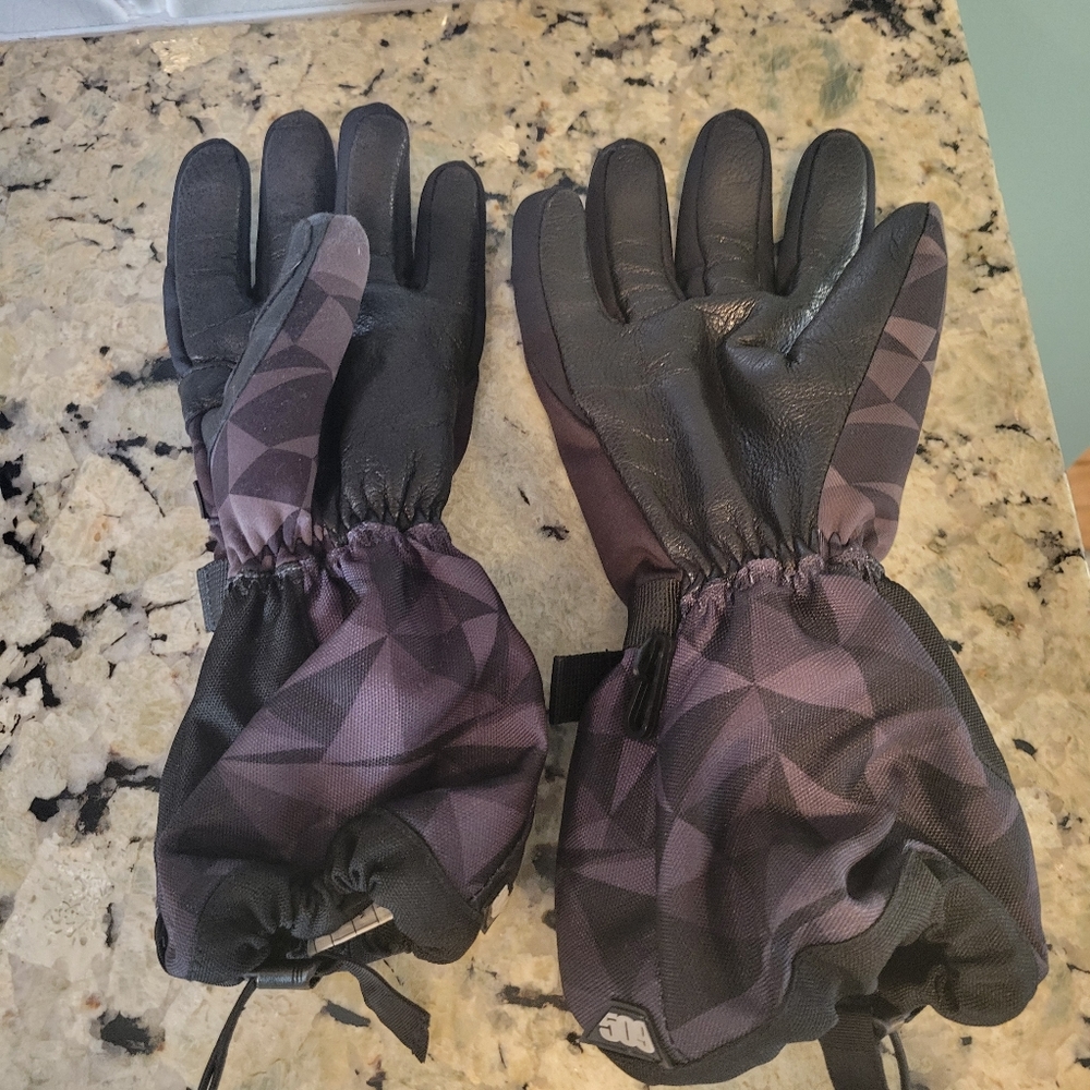 509 back country snowmobil gloves size L black camo